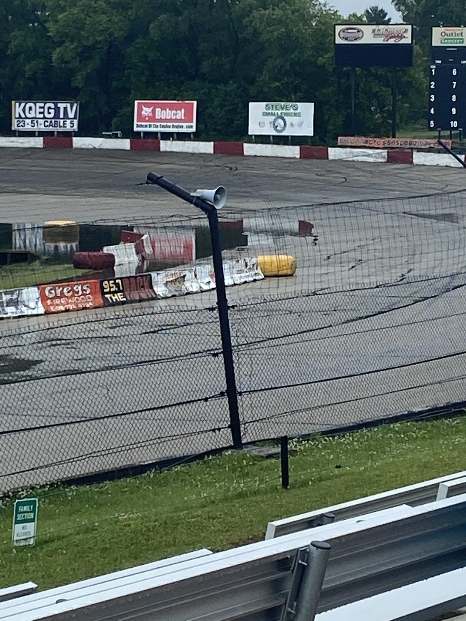 Wet weather wins La Crosse Speedway